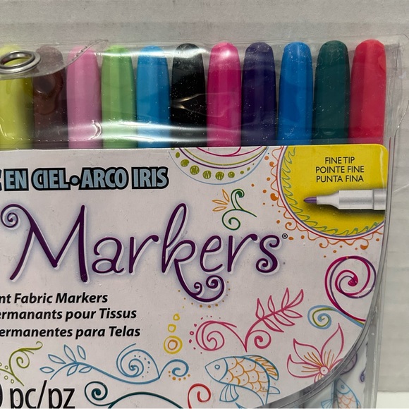 TULIP 20 pcs fine tip permanent fabric markers - Picture 6 of 13